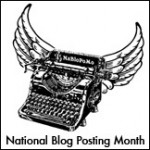 Happy November - it's NaBloPoMo time!